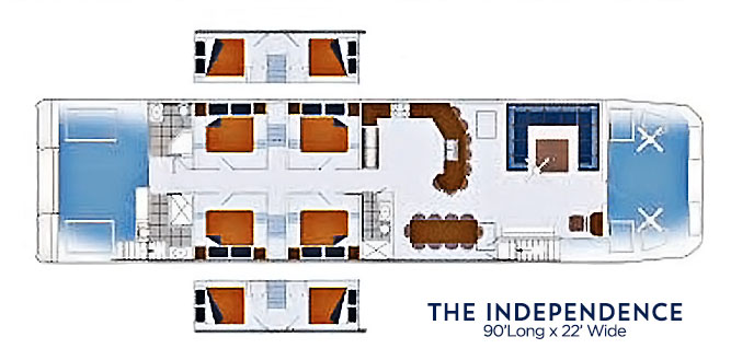 Floor plans for the independence series 1100